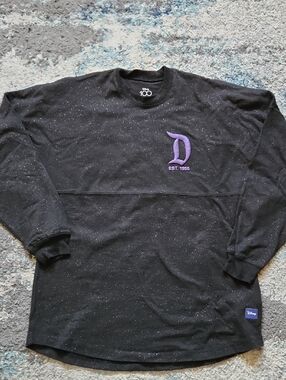 Disney Black Sparkly Spirit Jersey Disney 100